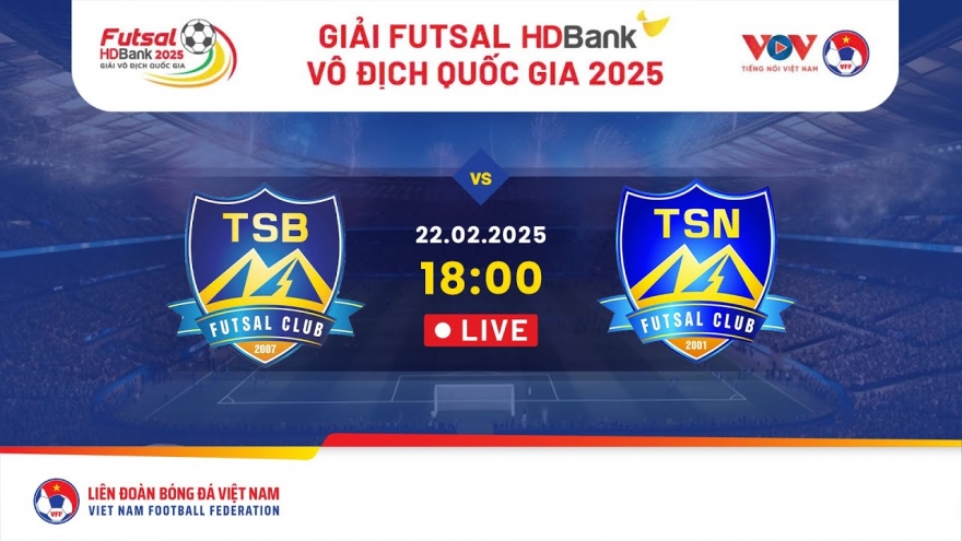 Trực tiếp Thái Sơn Bắc - Thái Sơn Nam TP.HCM, Giải Futsal HDBank VĐQG 2025